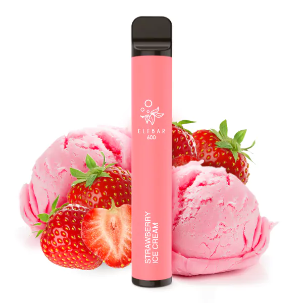 ELFBAR 600 <br>Strawberry Ice Cream