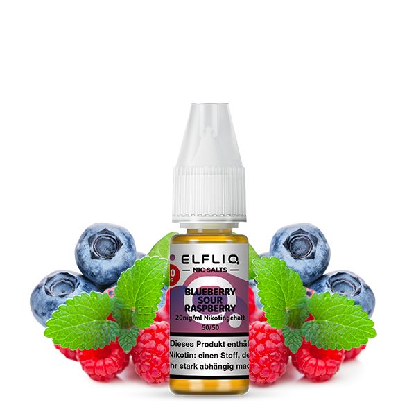 ELFBAR Elfliq <br>Blueberry Sour Raspberry 20 mg/ml