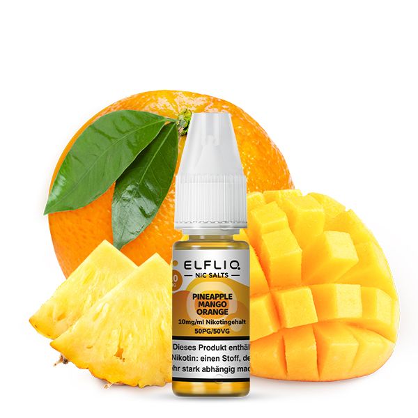 ELFBAR Elfliq <br>Pineapple Mango Orange 10 mg/ml