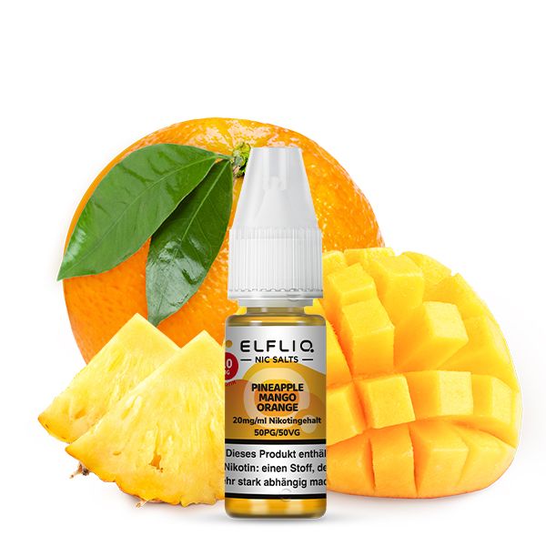ELFBAR Elfliq <br>Pineapple Mango Orange 20 mg/ml