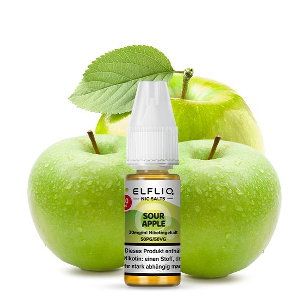 ELFBAR Elfliq <br>Sour Apple 20 mg/ml