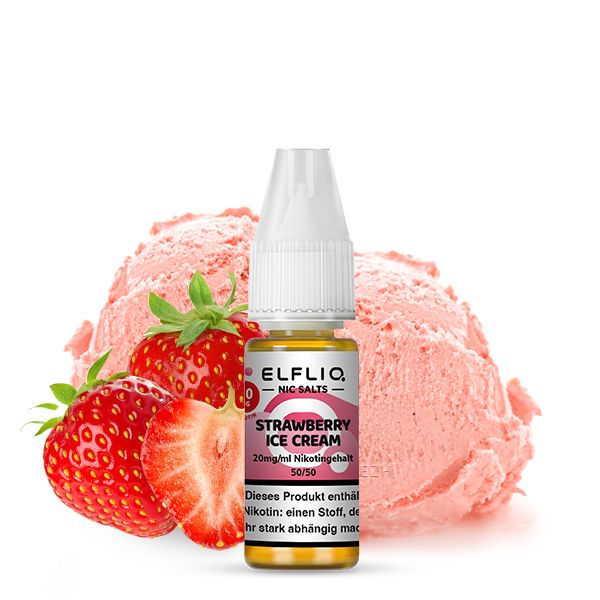 ELFBAR Elfliq <br>Strawberry Ice Cream 20 mg/ml